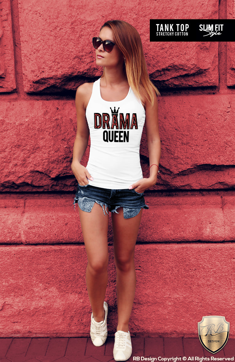 drama queen tank top for women
