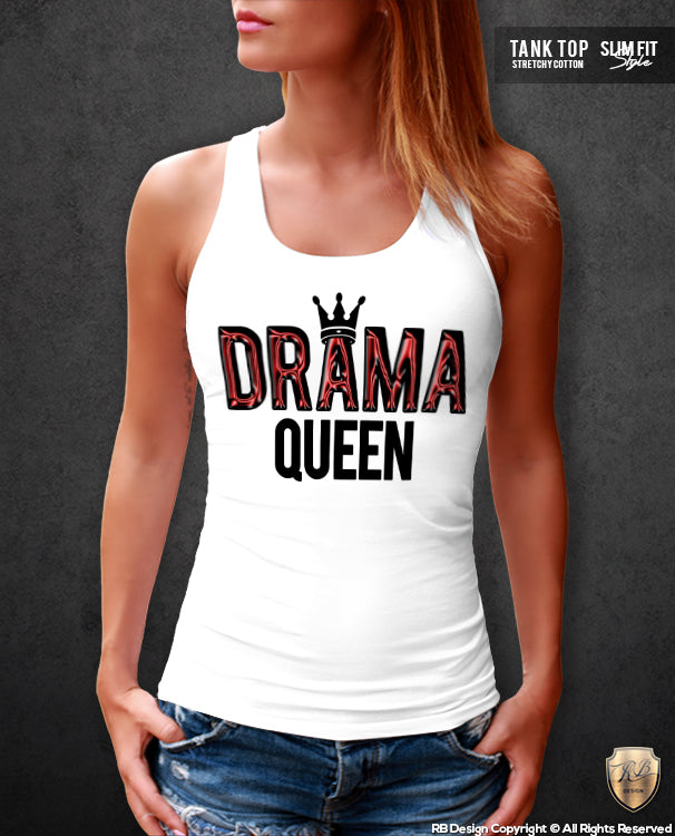 womens tank top drama queen