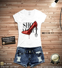 womens shoe lover shrts fashion addicted tees for ladies