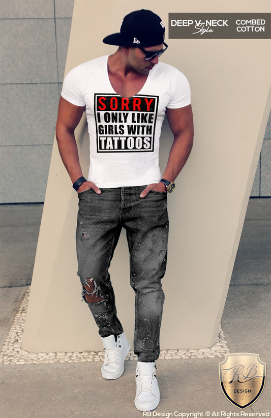 funny sayings deep v neck t shirt