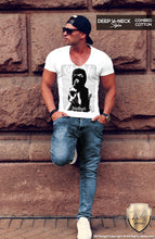 deep v neck gangsta girl tee shirts