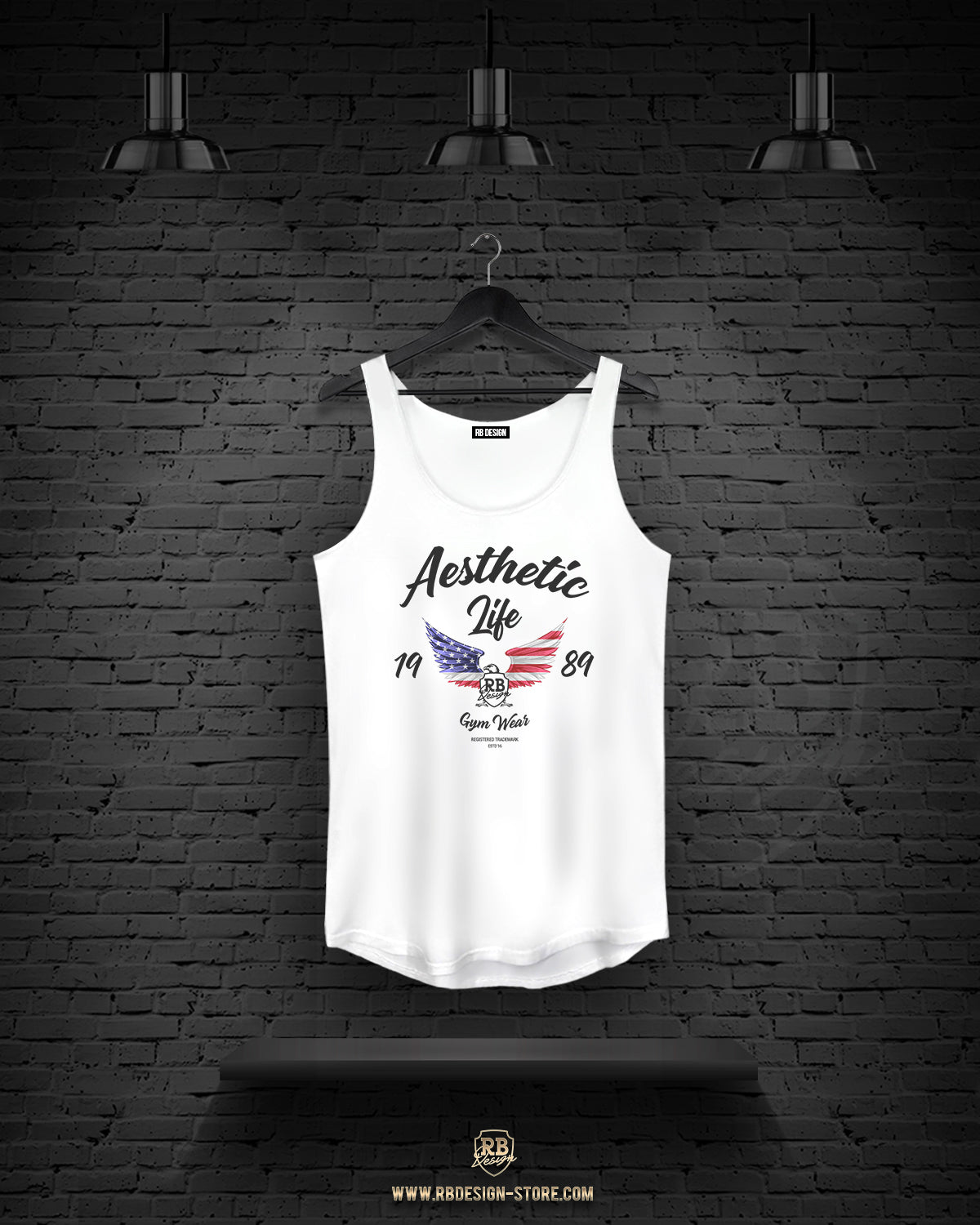 Men's Tank Top "Aesthetic Life" MD993C