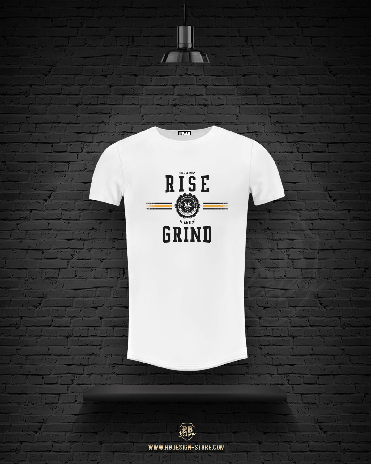Mens T-shirt "Rise And Grind" MD918