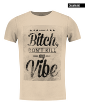 beige slogan t-shirts for men