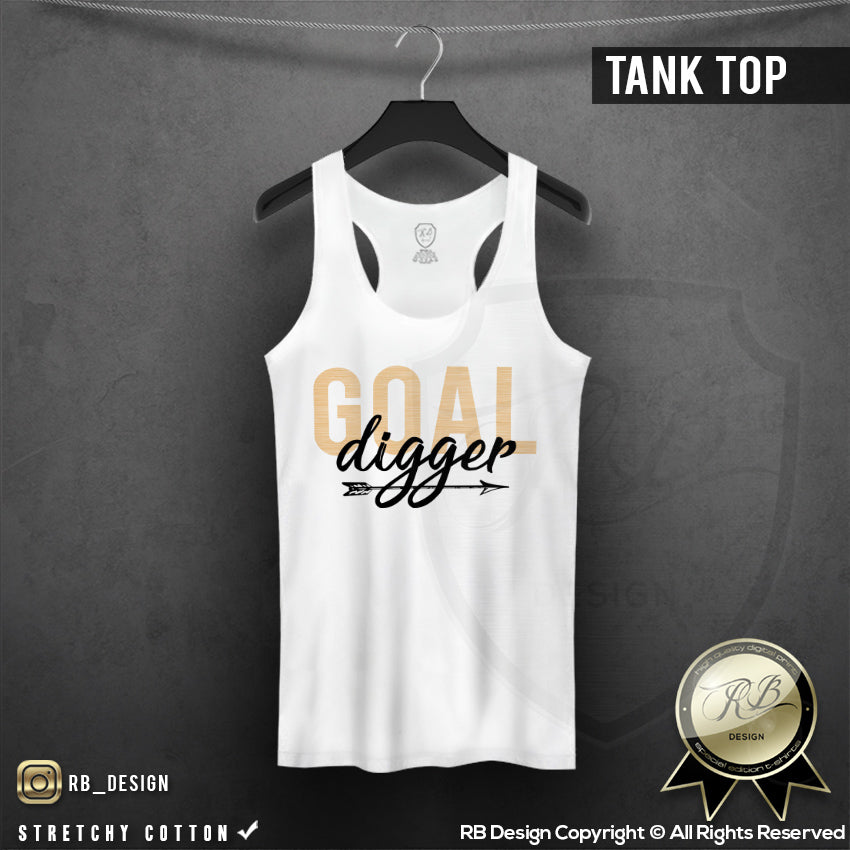ladsied goal digger tank top