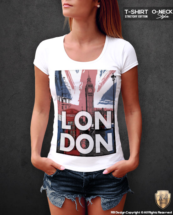 womens graphic london tees