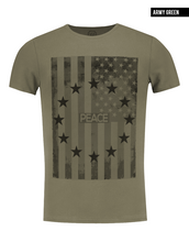 men's fashion khaki t-shirt