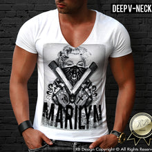 deep v neck gangsta girl t-shirt