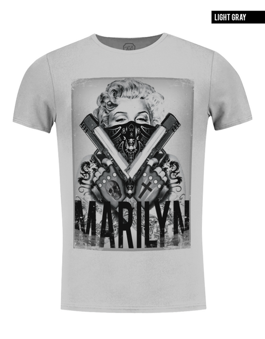 marilyn monroe gangster t-shirt
