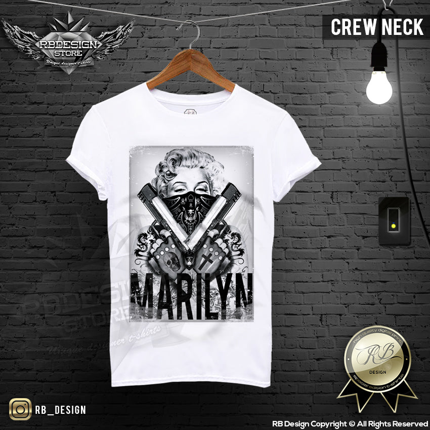 mens monroe guns t-shirt
