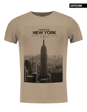 fifth avenue manhattan beige t-shirt