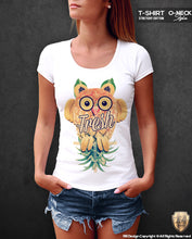 Women's Cute Owl T-shirt Unique Fresh RB Design Fruits Tank Top WD262