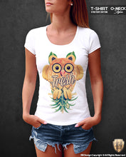 Women's Cute Owl T-shirt Unique Fresh RB Design Fruits Tank Top WD262