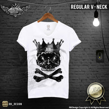 men's luxury brand skull t-shirt