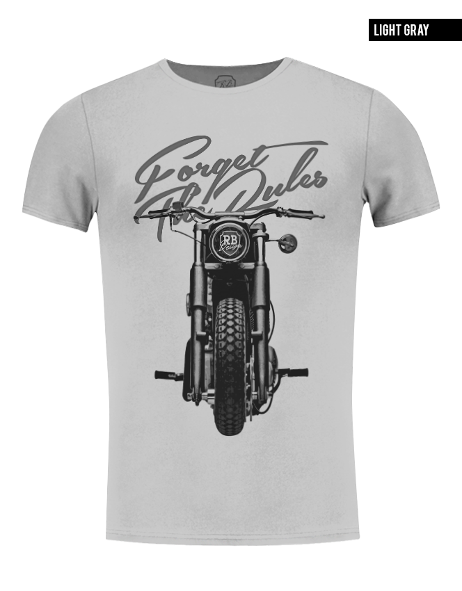 forget the rules bike racing t-shirt