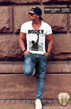 Rocky Balboa White Men's T-shirt MD276