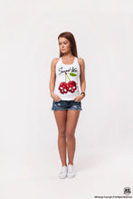 Sweet Life Cherry Skulls Womens T-shirt Street Fashion Ladies RB Design Tank Top WD280
