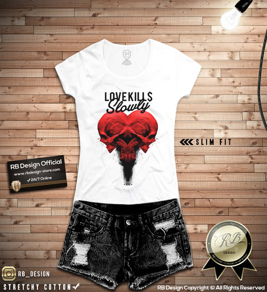 womens skull t-shirt