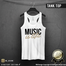 Music Is Life Ladies T-shirt Cool Festival Techno Lover Top WD310