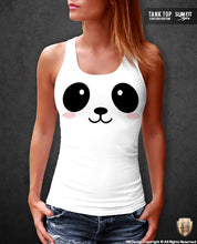 cute panda tank top for women