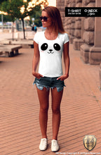cute animal lover gift panda tee