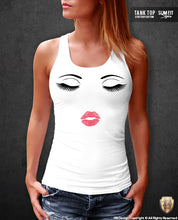 red lipstick womens shirt