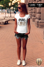 Pure Love Coffee Lover Women's graphic T-shirt WD316