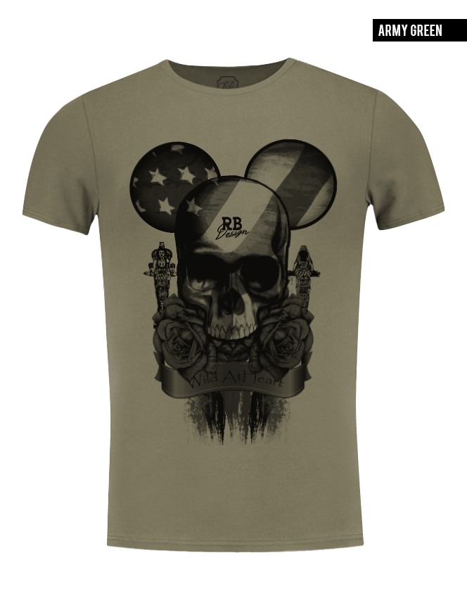 rb design khaki cool t-shirt