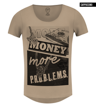 scoop neck fashion t-shirt