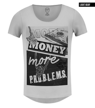 cool mens t-shirt gray color