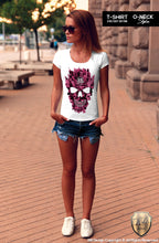 New York Manhattan Skull T-shirt Unique Ladies Graphic Tank Top WD346
