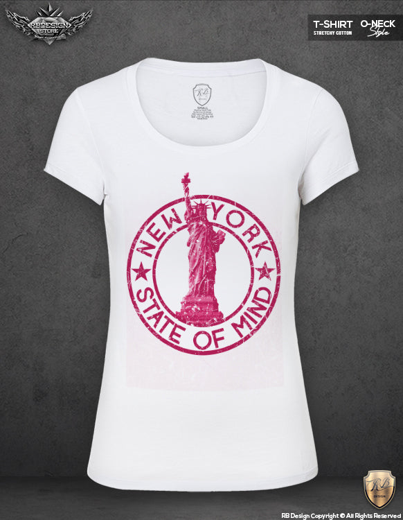New York State of Mind Women's T-shirt Statue of Liberty Tank Top WD347