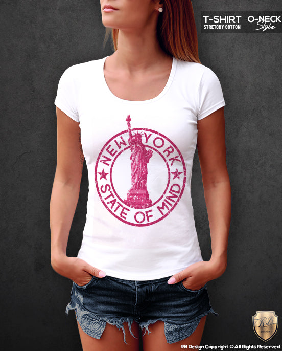 New York State of Mind Women's T-shirt Statue of Liberty Tank Top WD347