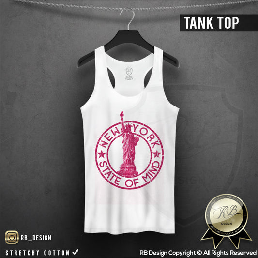 New York State of Mind Women's T-shirt Statue of Liberty Tank Top WD347