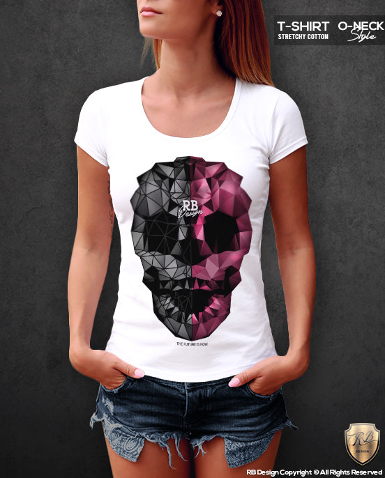 womens skull t shirt