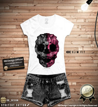 rb design abstract skull t shirts