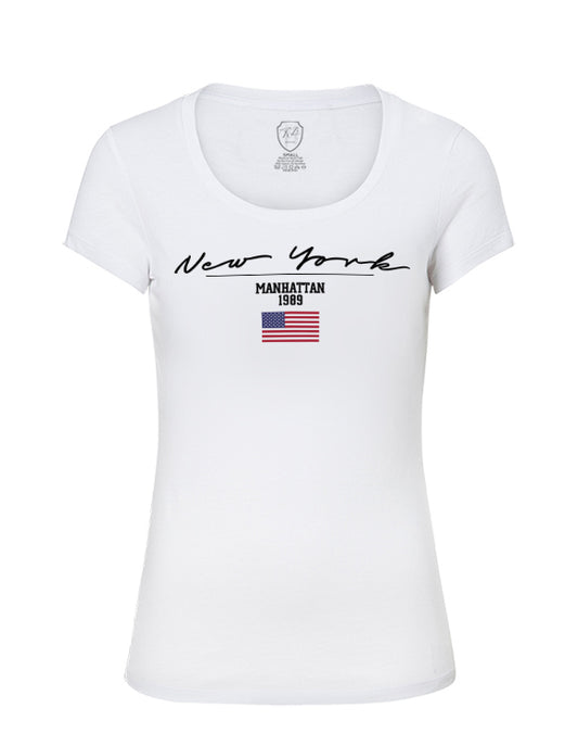 Stylish Graphic Women's T-shirt "New York" WD361