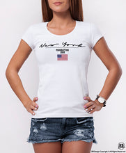 Stylish Graphic Women's T-shirt "New York" WD361