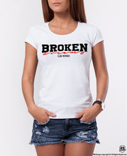 Broken Dreams Stylish Women's Graphic Printed T-shirt WD364
