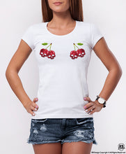 cherry womens t-shirt