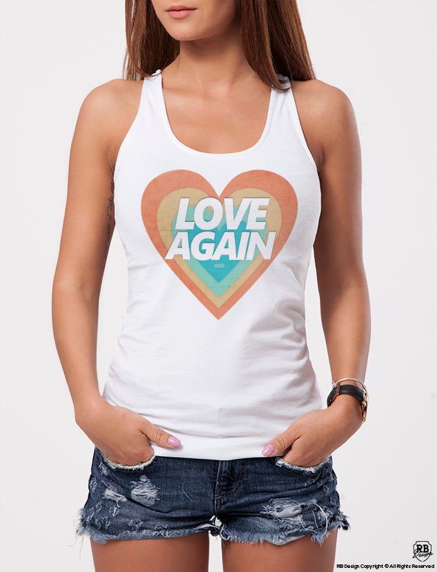 Vintage Colors Women's Graphic T-shirt "Love Again" WD369