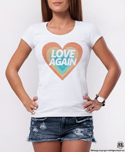 Vintage Colors Women's Graphic T-shirt "Love Again" WD369