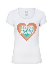 Vintage Colors Women's Graphic T-shirt "Love Again" WD369