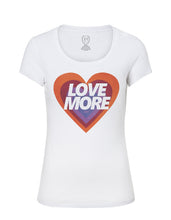 Vintage Colors Women's Graphic T-shirt "Love More" WD370