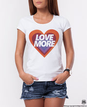 Vintage Colors Women's Graphic T-shirt "Love More" WD370