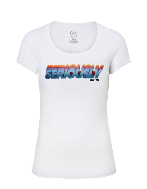 Vintage Women's T-shirt "Seriously" WD372