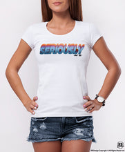 Vintage Women's T-shirt "Seriously" WD372