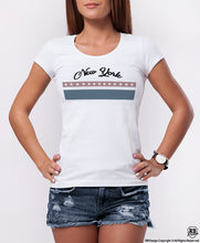 Cool Women's Graphic Designer T-shirt "New York" WD374