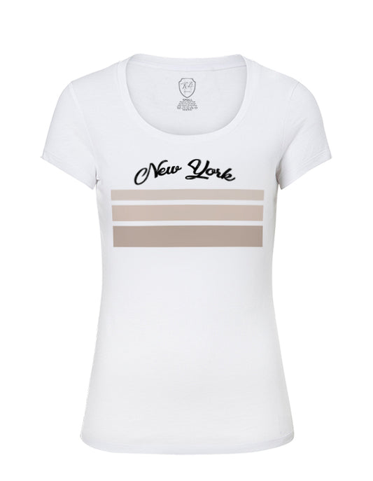 Fashion Women's Graphic Printed T-shirt "New York" WD375