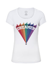 Vintage Colors  Women's Graphic Printed T-shirt "Dreamer" WD377